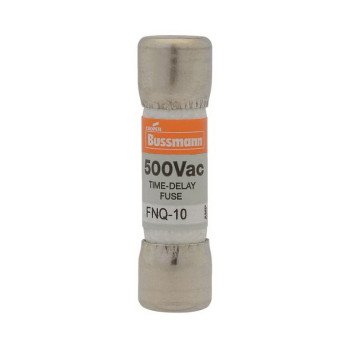 Bussmann FNQ-8 Time Delay Fuse, 8 A, 500 V, 10 kA Interrupt, Fiberglass Body