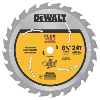 DWAFV3824 BLADE SAW 8-1/4 24T 