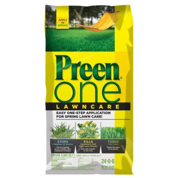 Preen 21-64157 Lawncare, 18 lb, Granular, 24-0-6 N-P-K Ratio