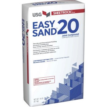 USG Easy Sand 384214120 Joint Compound, Powder, Natural, 18 lb