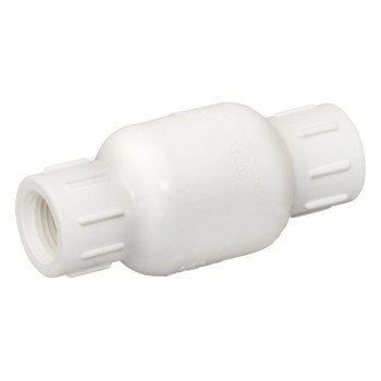 B & K ProLine Series 101-103 Check Valve, 1/2 in, IPS, 200 psi Pressure, PVC Body