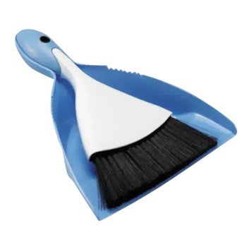 DUST BROOM W/ DUST PAN        