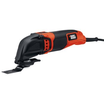 Black+Decker BD200MTB Oscillating Multi-Tool, 2 A, 10,000 to 20,000 rpm Speed