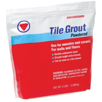 Savogran 12842 Powdered Tile Grout, Off-White, 5 lb