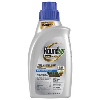 Roundup 5376906 Concentrated Weed and Grass Killer, Liquid, 32 oz