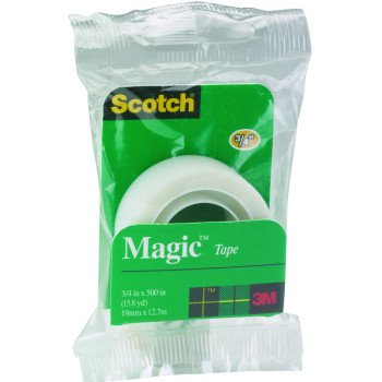 Scotch 205 Filament Tape, 500 in L, 3/4 in W, Polypropylene Backing