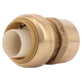 SharkBite U094LFA Pipe Connector, 1 in, FNPT, Brass, 200 psi Pressure