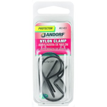 Jandorf 61451 Cable Clamp, Nylon, Black