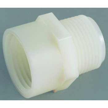 Anderson Metals 53784-1212 Hose Adapter, 3/4 x 3/4 in, FGH x MPT, Nylon, For: Garden Hose