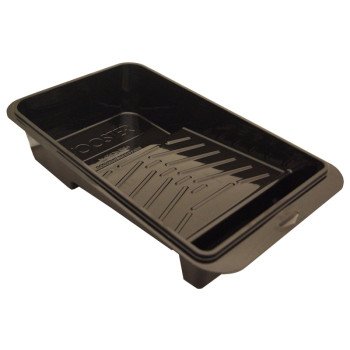 Wooster BR403-6 1/2 Roller Tray, 6-1/2 in L, 1 qt, PET, Black