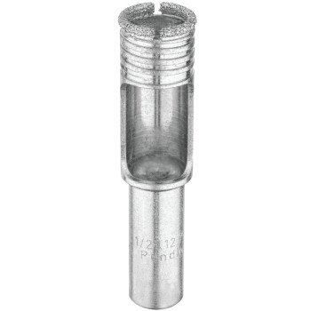 DEWALT DW5578 Drill Bit, 1/2 in Dia, 2-1/4 in OAL, Spiral Flute, 3/8 in Dia Shank, Round Shank