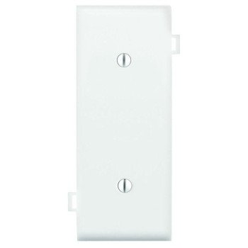 Leviton 905-PSC14-00W Wallplate, 1 -Gang, Thermoplastic Nylon, White, Strap Mounting