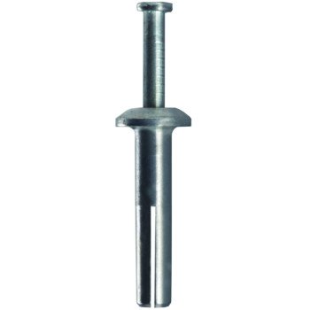 Cobra Anchors 384V Drive Nail-In Anchor, 1/4 in Dia, 1-1/4 in L, Zinc