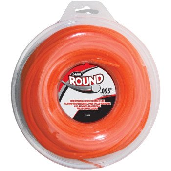 Laser 42955 Trimmer Line, 0.095 in Dia, 285 ft L, Nylon, Orange