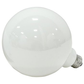 Sylvania 15792 Incandescent Lamp, 60 W, G40 Lamp, Medium Lamp Base, 490 Lumens, 5000 K Color Temp, 2500 hr Average Life