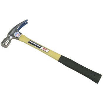 Vaughan FS999ML Hammer, 20 oz Head, Straight Claw, Milled Head, HCS Head, 16 in OAL