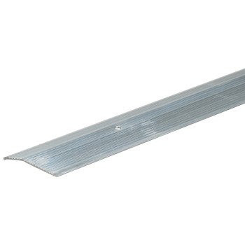 Frost King H1591FS6 Carpet Bar, 6 ft L, 2 in W, Fluted Surface, Aluminum, Silver, Satin