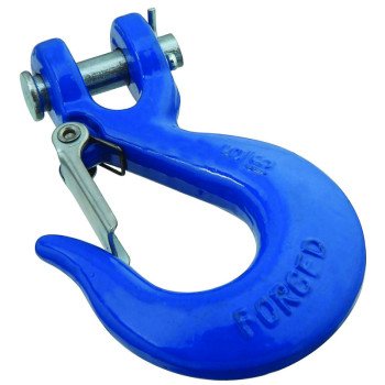 National Hardware 3243BC Series N265-488 Clevis Slip Hook, 5/16 in, 3900 lb Working Load, Steel, Blue