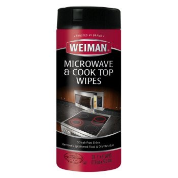 Weiman 90 Cook Top and Microwave Wipes, 7 in L, 8 in W