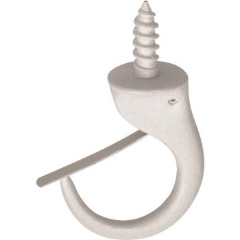 OOK 50360 Mug Hook, 1-1/4 in L, Enamel-Coated