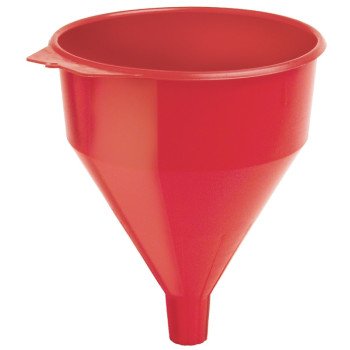 LubriMatic 75-072 Funnel, 6 qt, Plastic, Red, 11 in H