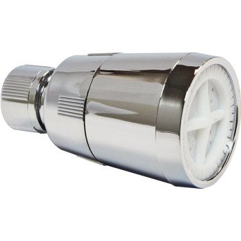 Plumb Pak Economy Series PP825-3 Shower Head, 2.5 gpm, 1/2 in Connection, Plastic, Chrome