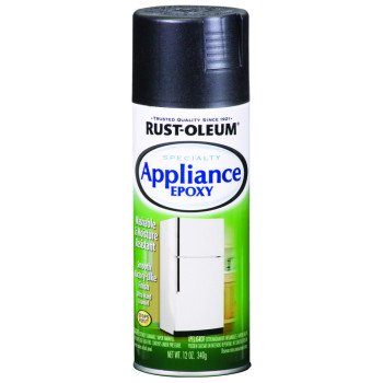 Rust-Oleum 7886830 Appliance Epoxy Spray, Gloss, Black, 12 oz, Can