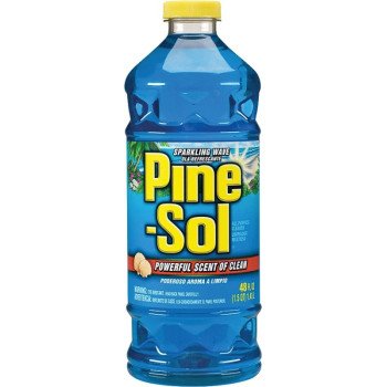 Pine-Sol 41904 Cleaner, 48 oz Bottle, Liquid, Aromatic/Citrus/Floral, Clear Blue