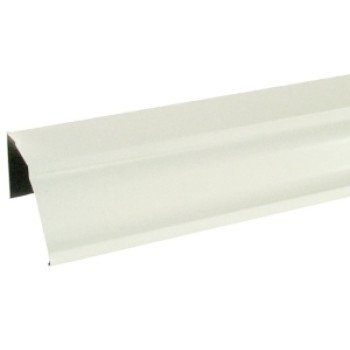 Amerimax 2600600120 Rain Gutter, 10 ft L, 5 in W, 0.185 Thick Material, Aluminum, White