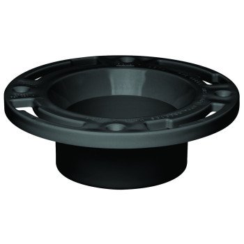 Oatey 43508 Closet Flange, 3 in Connection, ABS, Black, For: 3 in SCH 40 DWV Pipes