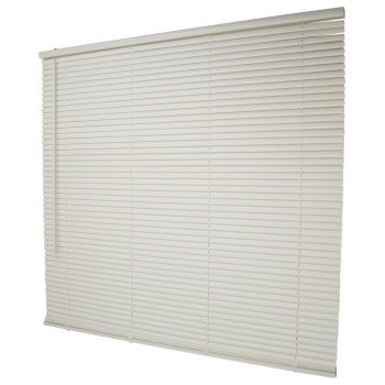 Simple Spaces PVCMB-13AA Blind, 64 in L, 43 in W, Vinyl, Alabaster