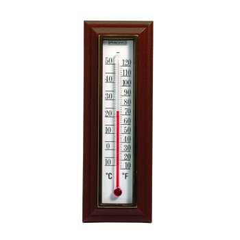 Taylor Andover 5156 Utility Thermometer, 0 to 120 deg F, Resin Casing, White Casing