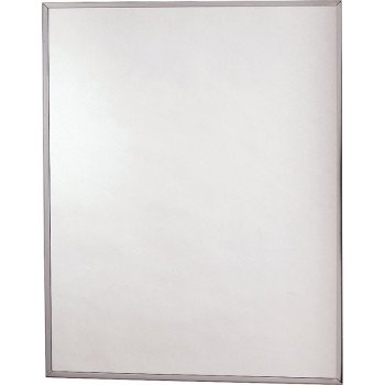 Zenith X4311 Medicine Cabinet, 16-1/8 in OAW, 4 in OAD, 20-1/8 in OAH, Polystyrene, Gray, Stainless Steel, 2-Shelf