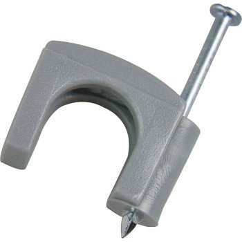 Gardner Bender PSG-15 Staple, 7/16 in W Crown, 1-1/4 in L Leg, Polyethylene