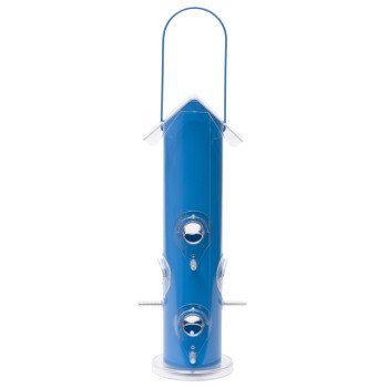 Perky-Pet 391 Wild Bird Feeder, 13-1/4 in H, 1 lb, Metal, Blue, Powder-Coated, Hanging Mounting