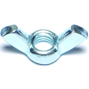 Midwest Fastener 03805 Wing Nut, Cold Forged, Coarse Thread, 5/16-18 Thread, Steel, Zinc