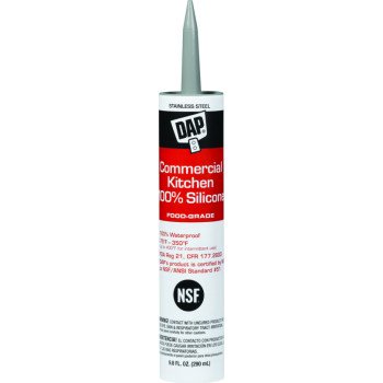 DAP 08660 Silicone Sealant, -75 to 350 deg F, 9.8 oz Cartridge