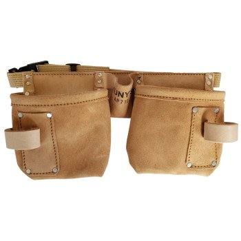 Kuny's Tool Works Series AP-710 Carpenter's Apron, Leather, Tan, 2-Pocket