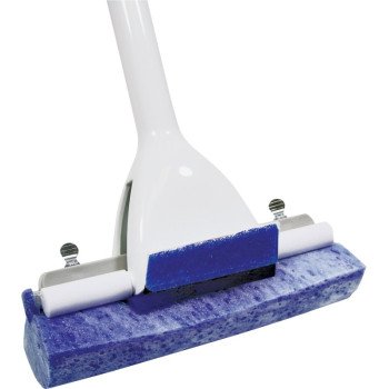 Quickie 058MB-4 Roller Mop, Cellulose Sponge Mop Head, Steel Handle