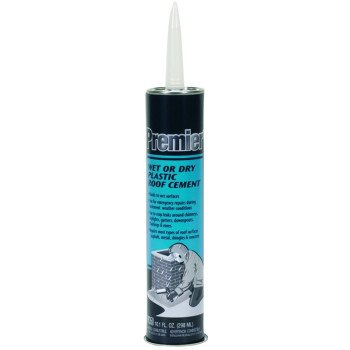 Henry PR350004 Plastic Roof Cement, Black, Paste, 11 oz Cartridge