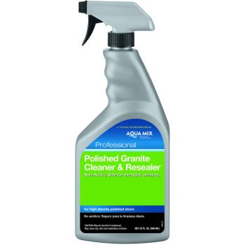 Custom AMGCRQT Cleaner and Resealer, 1 qt, Spray Bottle, Liquid, Characteristic, Clear