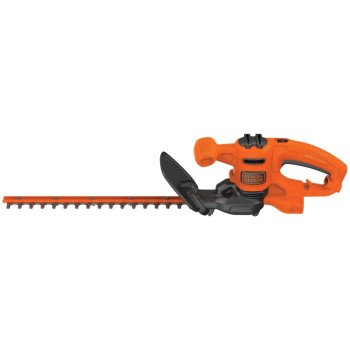 Black+Decker BEHT100 Electric Hedge Trimmer, 3 A, 120 V, 5/8 in Cutting Capacity, 16 in Blade, T-Shaped Handle