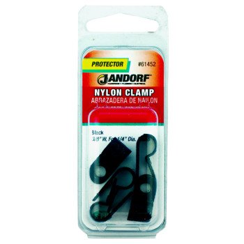 Jandorf 61452 Cable Clamp, Nylon, Black