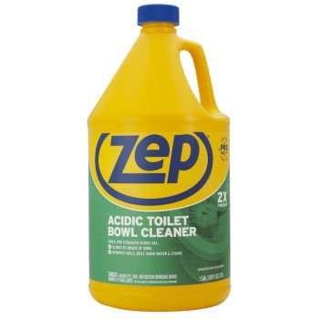 Zep ZUATB128 Toilet Bowl Cleaner, 1 gal, Liquid, Fresh Wintergreen, Mint, Blue