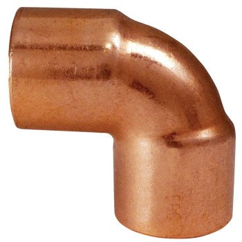 Elkhart Products 31262 Pipe Elbow, 1/4 in, Sweat, 90 deg Angle, Copper