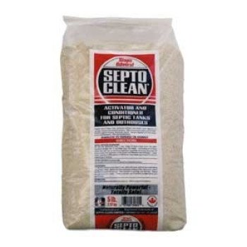 Septo-Clean 30605 Septic Cleaner, Powder, Brown/Dusty Light Yellow, 5 lb, Bag