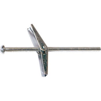 Midwest Fastener 04086 Toggle Bolt with Wing, 3 in L, Zinc, 50/PK