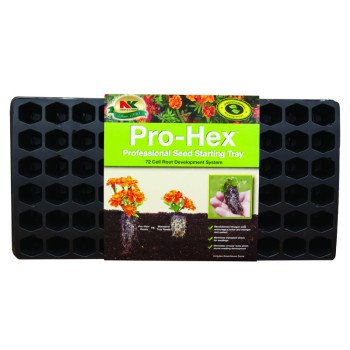 NK Lawn & Garden PHEX Seed Starter Kit, 22 in L Tray, 11 in W Tray, 72-Cell