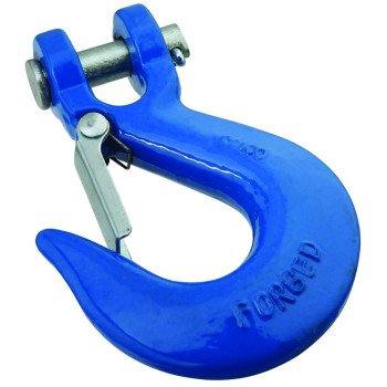 National Hardware 3243BC Series N265-496 Clevis Slip Hook, 3/8 in, 5400 lb Working Load, Steel, Blue