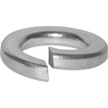 Reliable SLWZM6MR Spring Lock Washer, 1/4 in ID, 15/32 in OD, 1/16 in Thick, Steel, Zinc